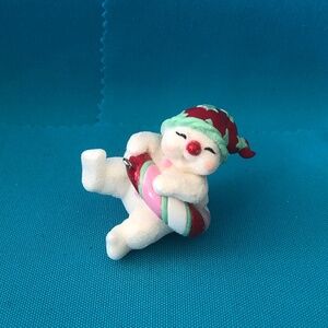 2020 Hallmark Glittery Snow baby Christmas Ornament